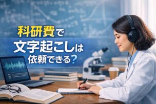 科研費で文字起こしは依頼できますか？