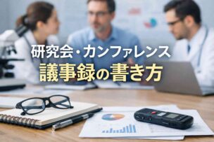研究会・カンファレンス議事録の書き方